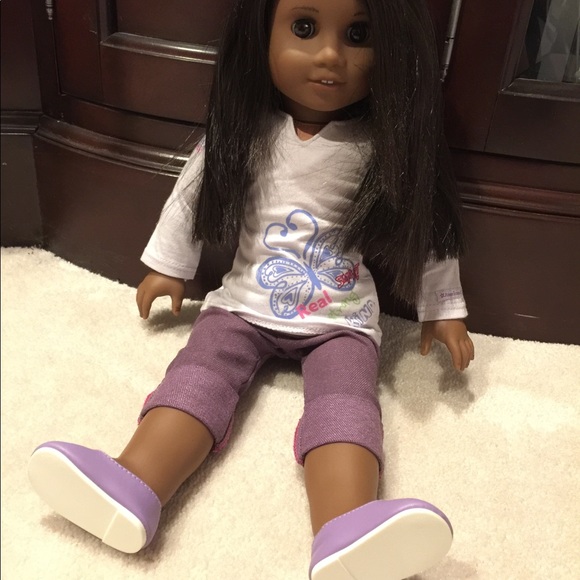 American Girls Doll with GK Gymnastics Leo outfit - Picture 5 of 8